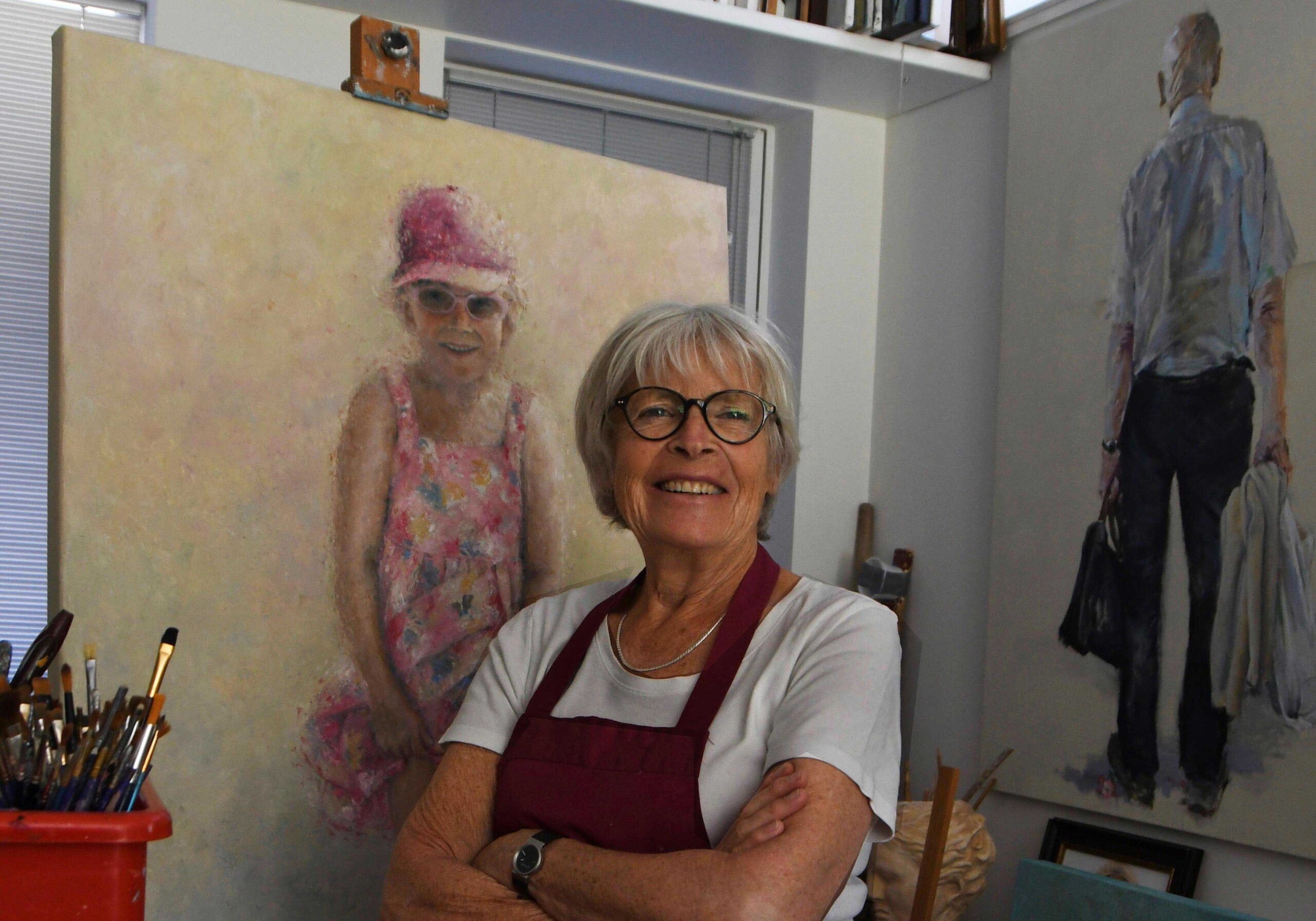 Portret op doek Monique van Gurp Portret op doek Monique van Gurp